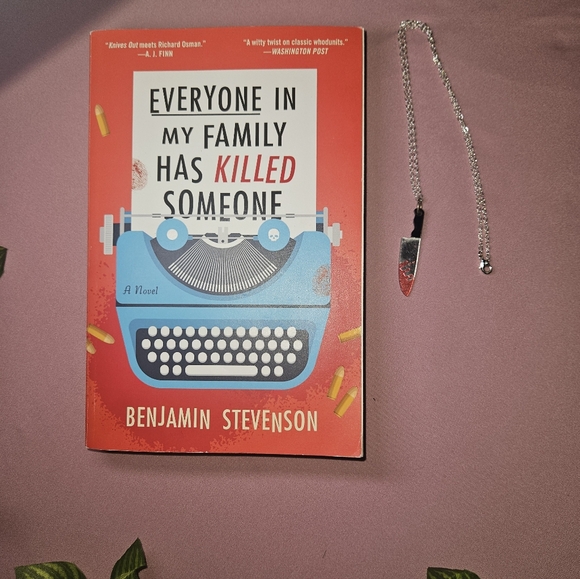 Other - Everyone In My Family Book with Knife Necklace
